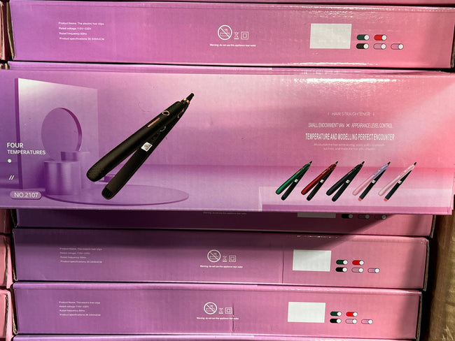 Wholesale Closeout Electric Hair Straightener Professional Styling Device NDEr