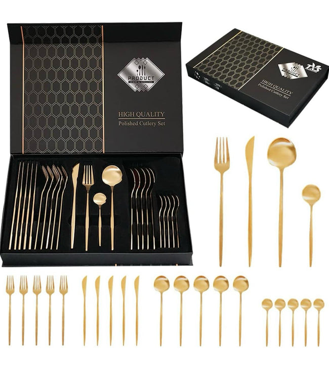 Wholesale Closeout 304 Stainless Steel Silverware 24pcs set NDSr