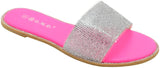 Wholesale Women's Trendy Sandals Flat Embellished Abigail NGG7