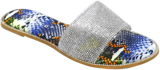 Wholesale Women's Trendy Sandals Flat Embellished Abigail NGG7