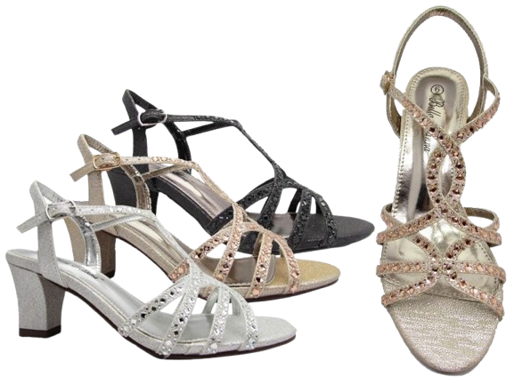 Wholesale Women's Party Sandals Elegant Evening Heels Shoes Olivia NFA2