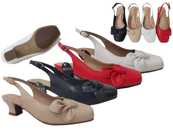 Wholesale Women's Ladies Wide Width Designed Comfort Shoes Eliza NFA8