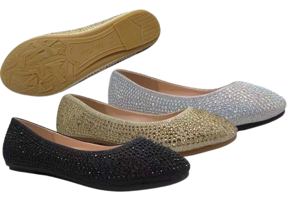 Wholesale Women's Flat Comfortable Slip-On Flats Shoes Lily NFB2