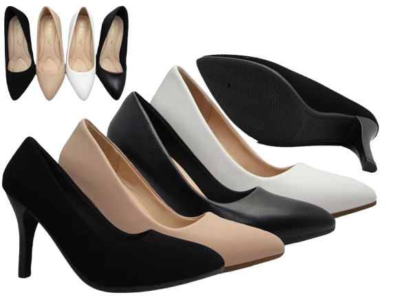 Wholesale Women's Transparent See-Through Pumps Fashion Forward Shoes Lacey NFC5