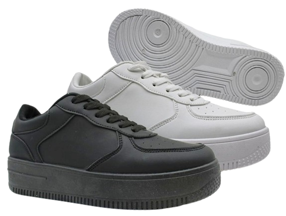 Wholesale Women's Lace-Up Street Sneakers Durable Breathable Design Shoes Ava NFF1