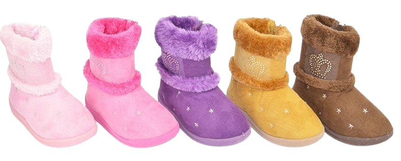Wholesale Kids Fluffy Winter Boots Stella NGGX