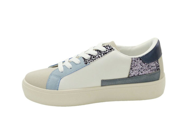 Wholesale Women's Sneakers Lace Up Embellished Trendy Comfortable Women's Shoes Elena NGB6
