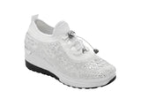 Wholesale Women's Sneakers Lace Up Embellished Trendy Comfortable Women's Shoes Isla NG15