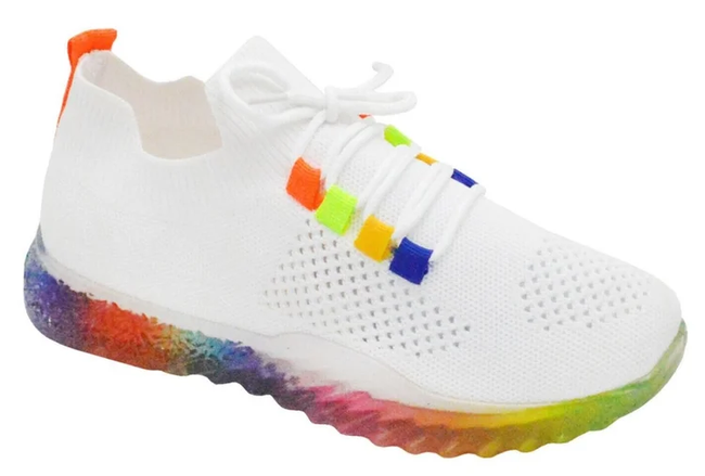 Wholesale Kids Embellished Lace Up Shoes Jelly NG2K