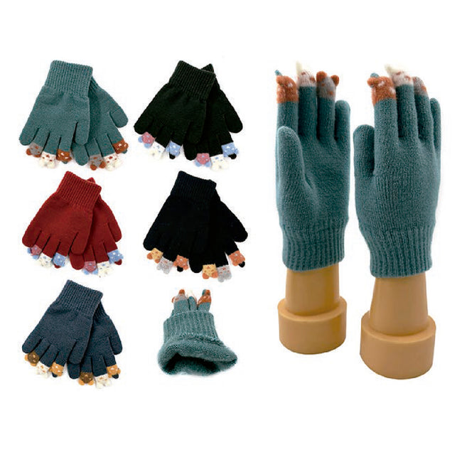 Wholesale Clothing Accessories Kids Glove Brushed Children’s Gloves Nh239