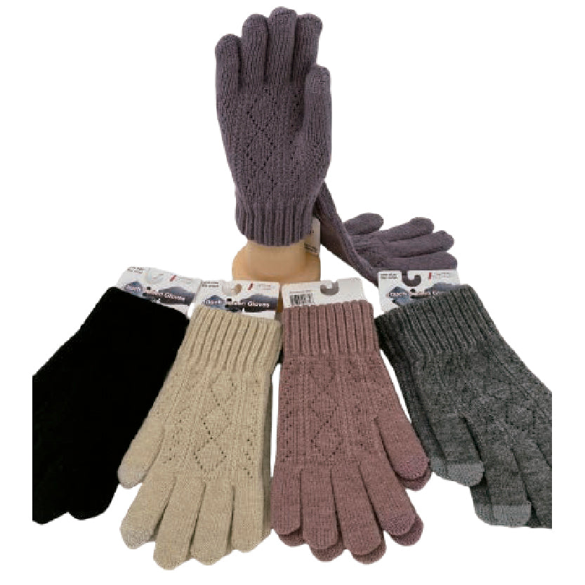 Wholesale Clothing Accessories Lady Glove Plaid Women's Gloves Nh282