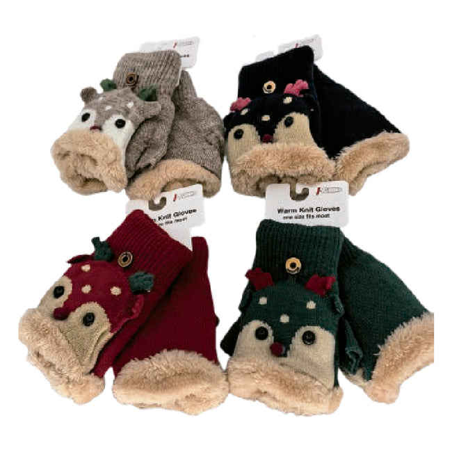 Wholesale Clothing Accessories Gloves Christmas Flip Top Nh225