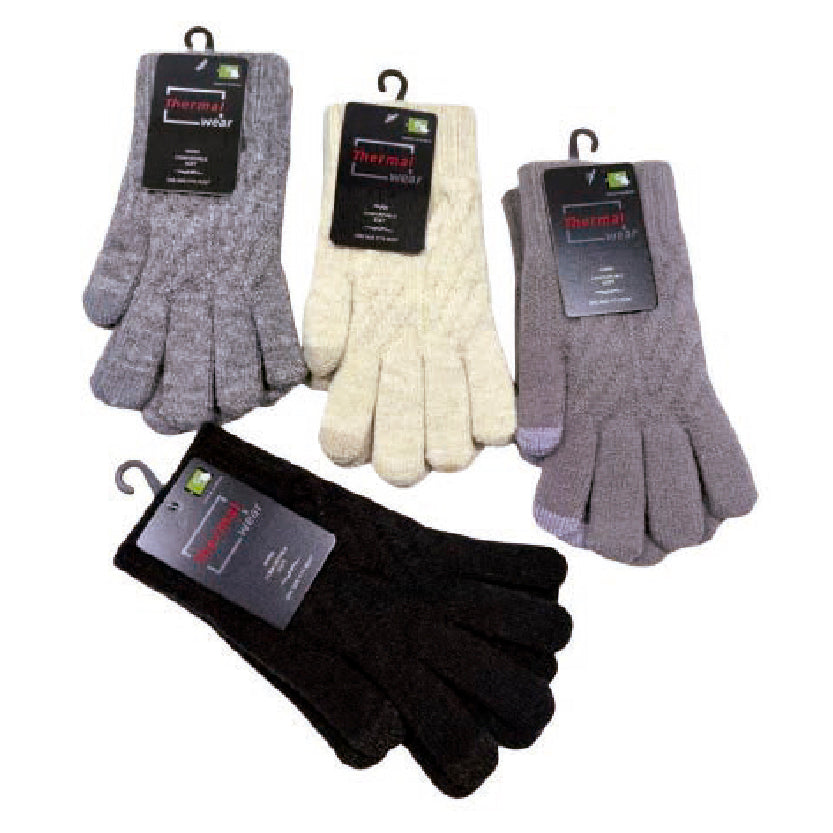 Wholesale Clothing Accessories Lady Glove Striped Women's Knit Gloves Nh241