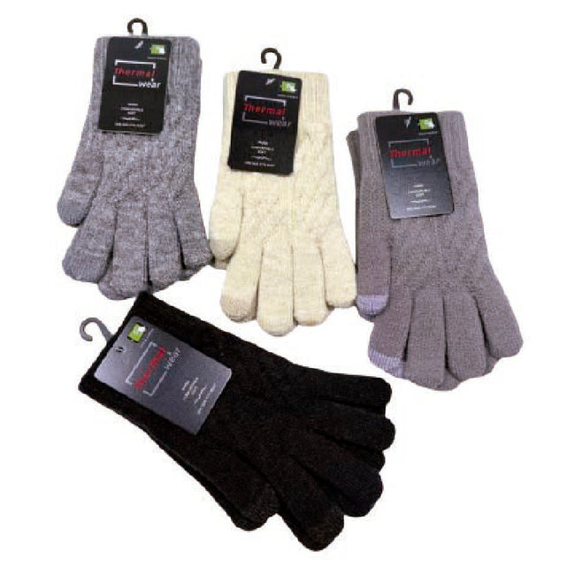 Wholesale Clothing Accessories Lady Glove Striped Women's Knit Gloves Nh241