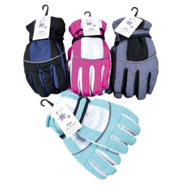 Wholesale Clothing Accessories Ski Glove Two Tone Medium Gloves Nh259