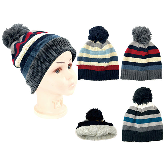 Wholesale Clothing Accessories Kids Hat Line Wide Stripe Children’s Hat Nh250