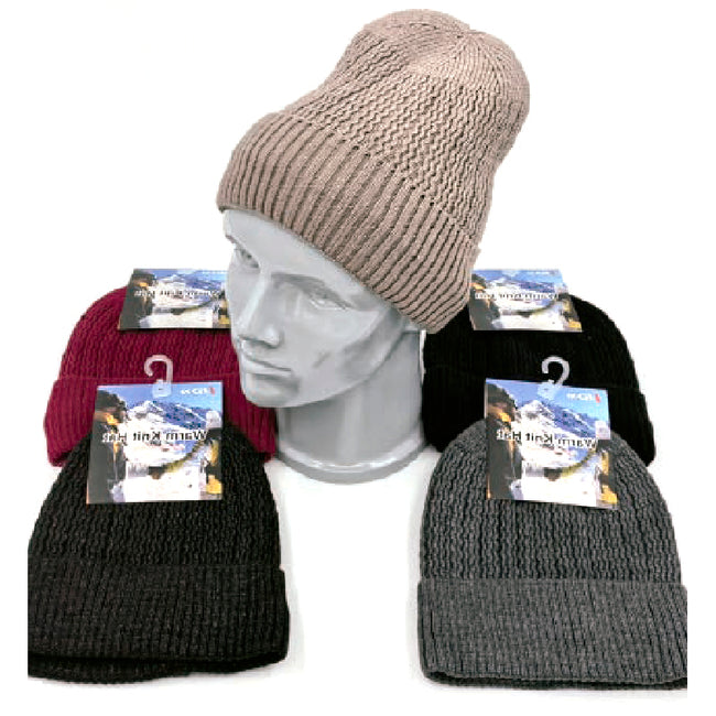 Wholesale Clothing Accessories Men Hat Cuffed Men’s Winter Nh200