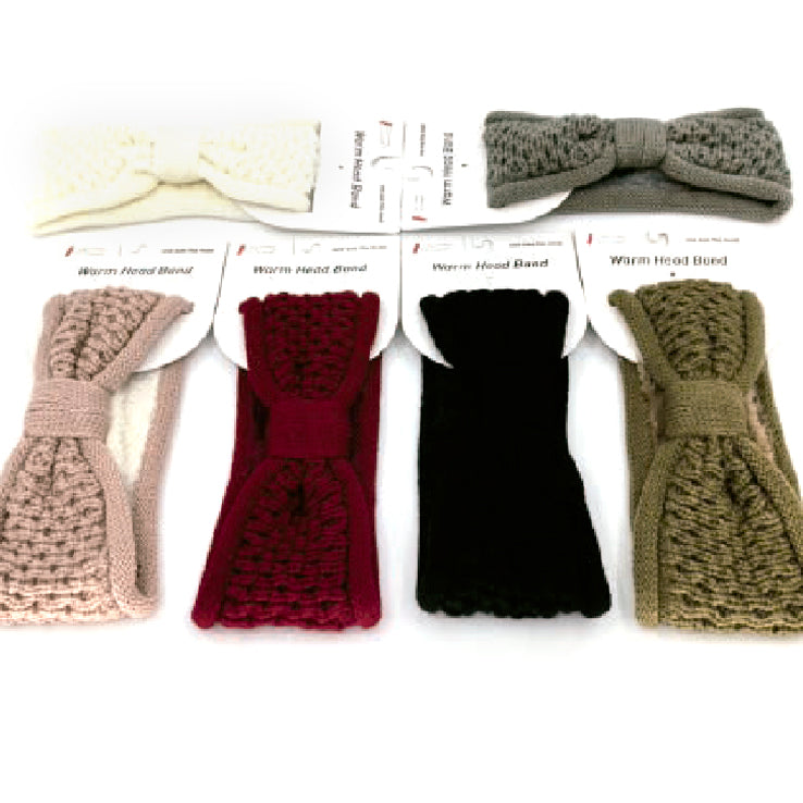 Wholesale Clothing Accessories Headband Line Fleece Honeycomb Knotted Headband Nh211