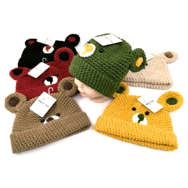 Wholesale Clothing Accessories Bear Kid Hat Handmade Children’s Nh245