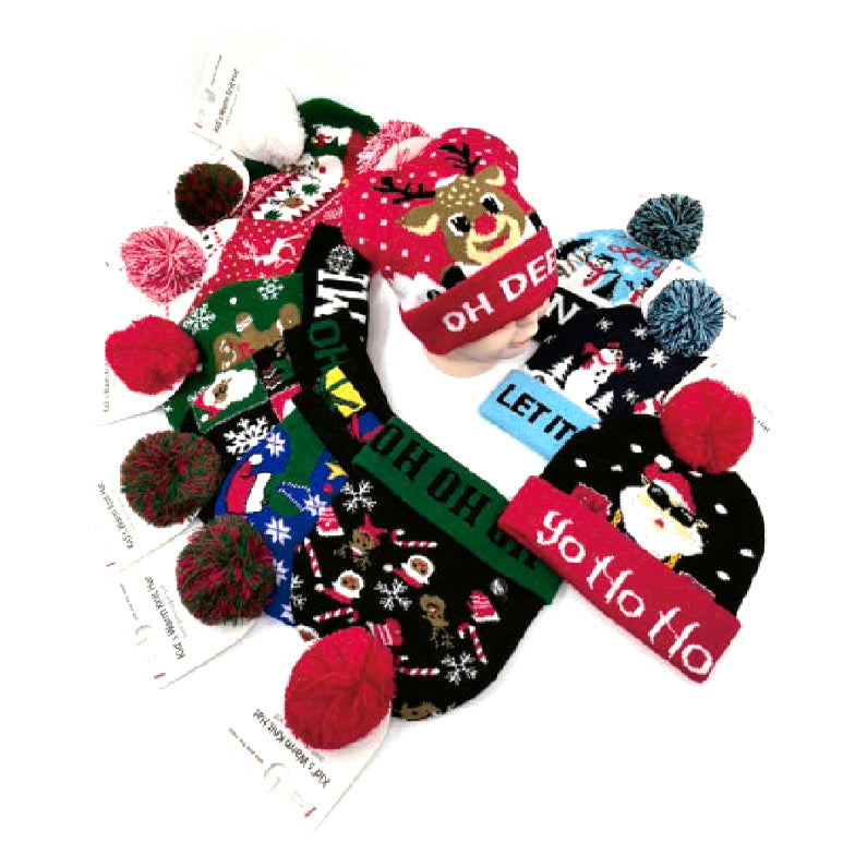 Wholesale Clothing Accessories Light Up Holiday Hat Led Christmas Nh247