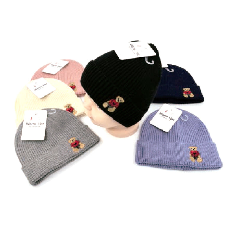 Wholesale Clothing Accessories Bear Hat Single Layer Children’s Nh249