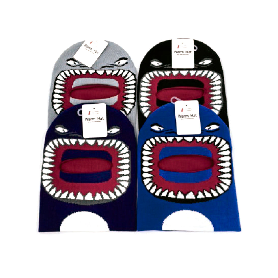 Wholesale Clothing Accessories Kids Hat Shark Single Hole Winter Nh272