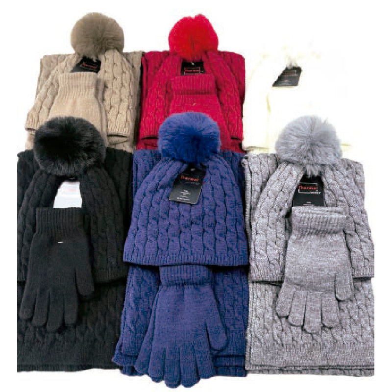 Wholesale Clothing Accessories Scarf Hat Infinity Scarf Set Nh277