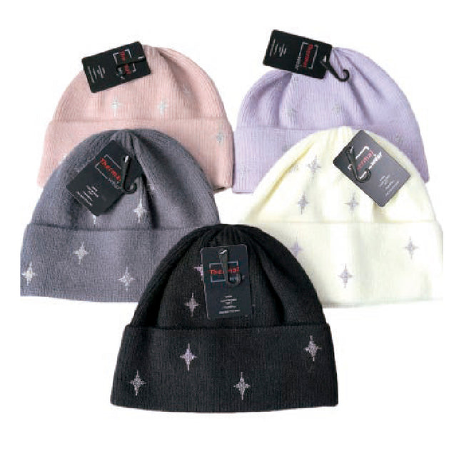 Wholesale Clothing Accessories Lady Hat Nine Star Knit Women's Nh209