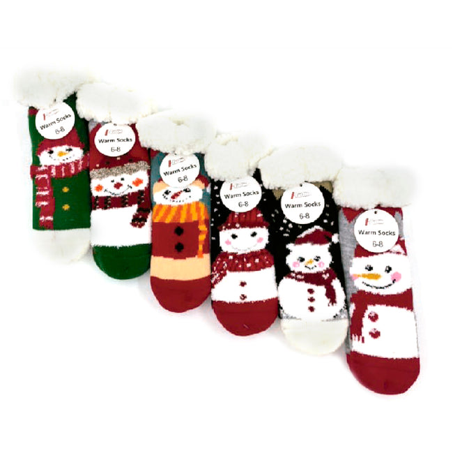 Wholesale Clothing Accessories Kids Sock Thick Snowman Floor Children’s Socks Nh232