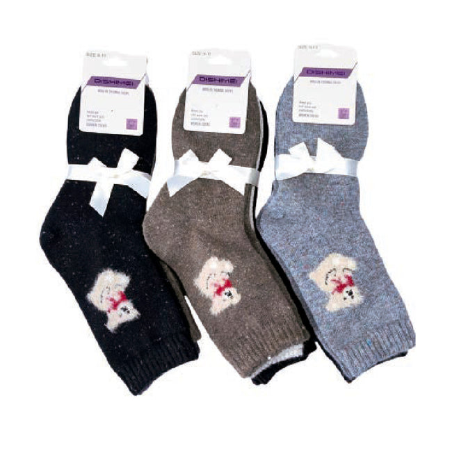 Wholesale Clothing Accessories Lady Socks Bear Women's Short Nh253