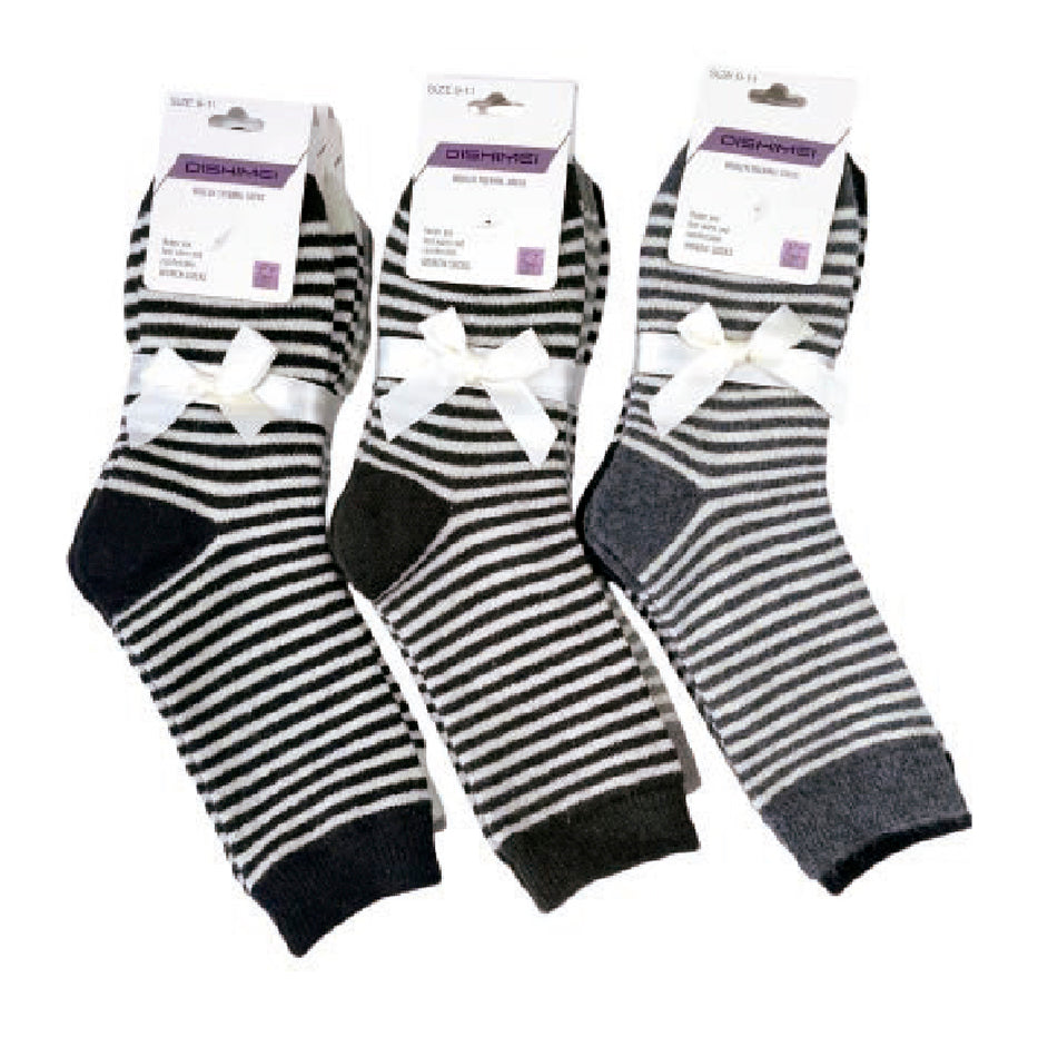 Wholesale Clothing Accessories Lady Sock Striped Women's Short Socks Nh255
