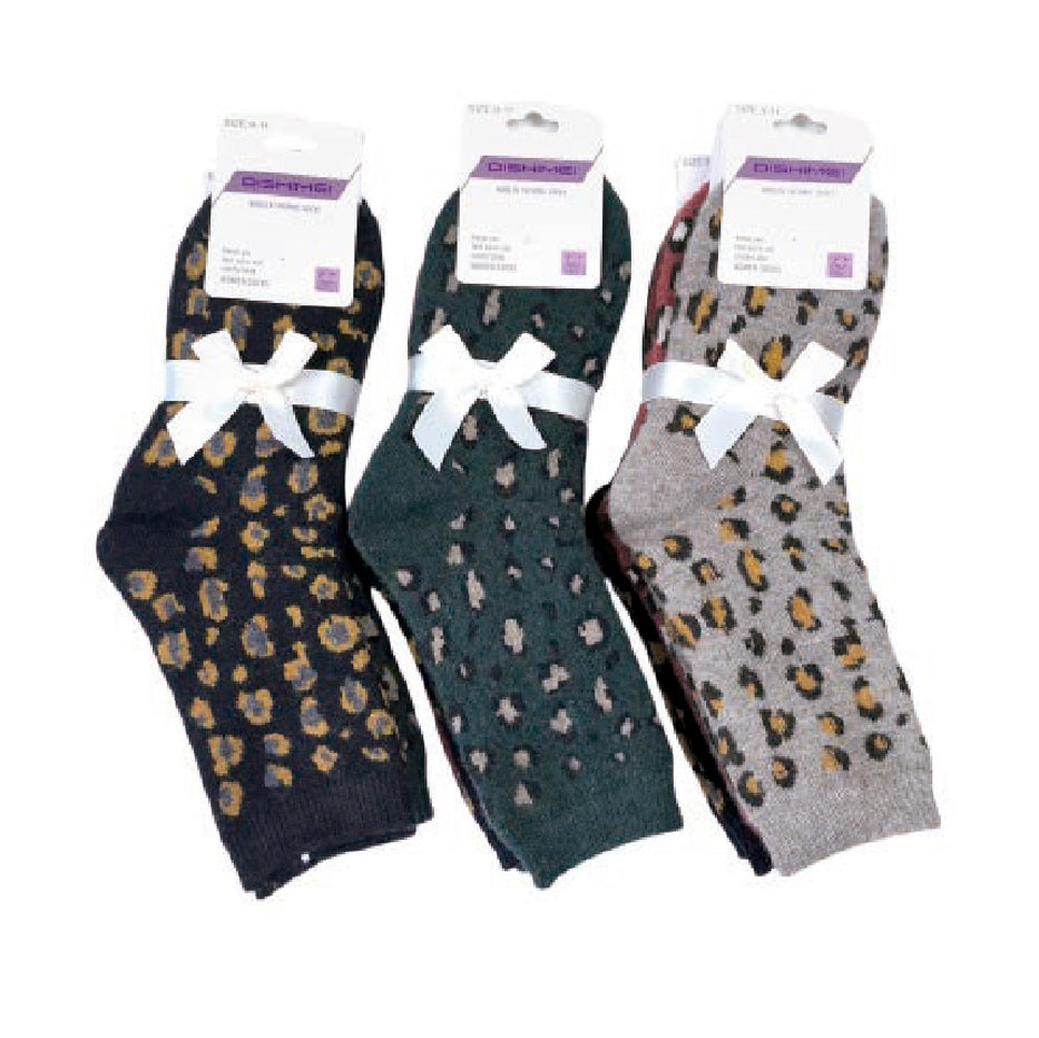 Wholesale Clothing Accessories Lady Sock Leopard Women's Short Socks Nh256