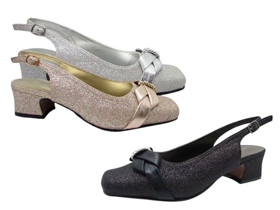 Wholesale Women's PU Leather Pumps Sleek Faux Leather Look Shoes Renee NFJ1