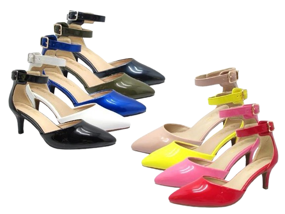 Wholesale Women's Cover Back Fashion Pumps Closed Heel Style Shoes Alina NFJr