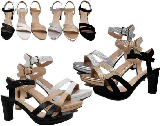 Wholesale Women's Chunky Heel Pumps Dressy Durable Shoes Daisy NFL2