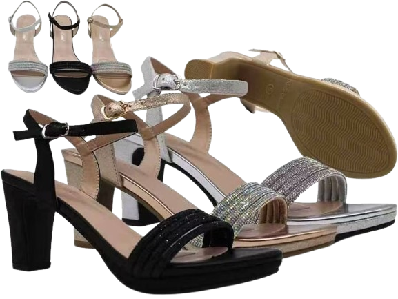 Wholesale Women's Chunky Heel Dress All-Day Support Shoes Camila NFL3