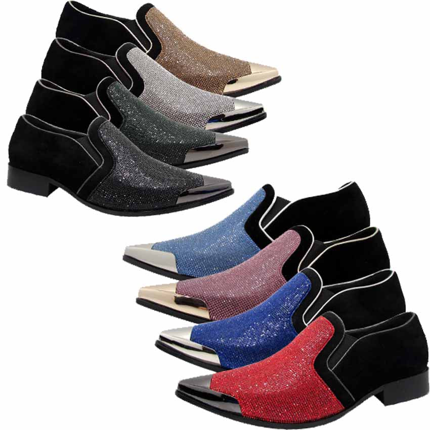 Wholesale Men's Shoes For Men Dress Metallic Loafers Benton NFCO