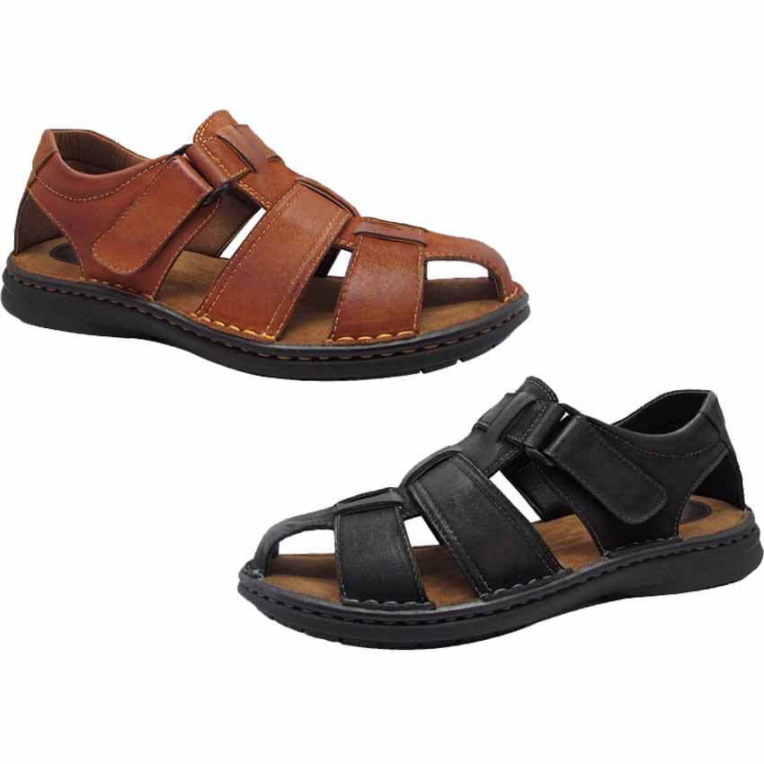 Wholesale Men's Shoes Strap Sandals Buck NFA2