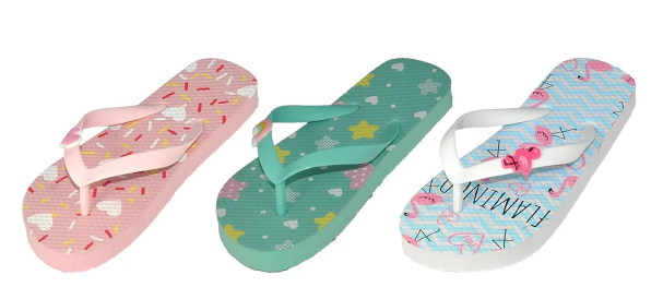 Wholesale Children's Slippers Kids Mix Assorted Colors Sizes Girls Flip Flops Freya NSU17