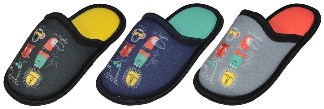 Wholesale Children's Slippers Kids Mix Assorted Colors Sizes Slooze Feet Warmer Benton NSU15