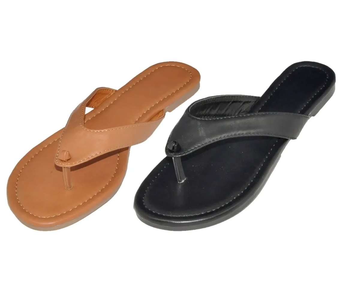 Wholesale Women's Slippers Ladies Mix Assorted Colors Sizes Flip Flops Aliana NSU22