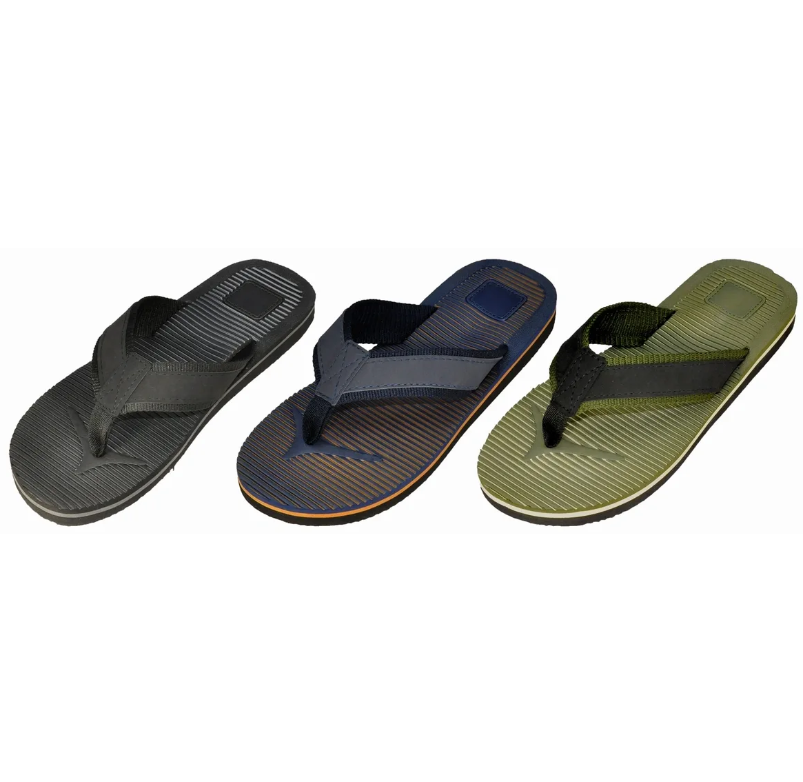 Wholesale Men's Slippers Gents Mix Assorted Colors Sizes Flip Flops Cecil NSU15