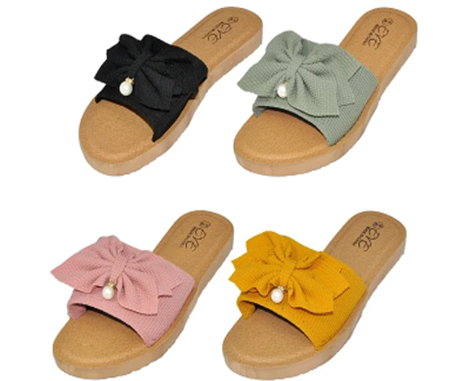 Wholesale Women's Slippers Ladies Mix Assorted Colors Sizes Flip Flops Louisa NSU25