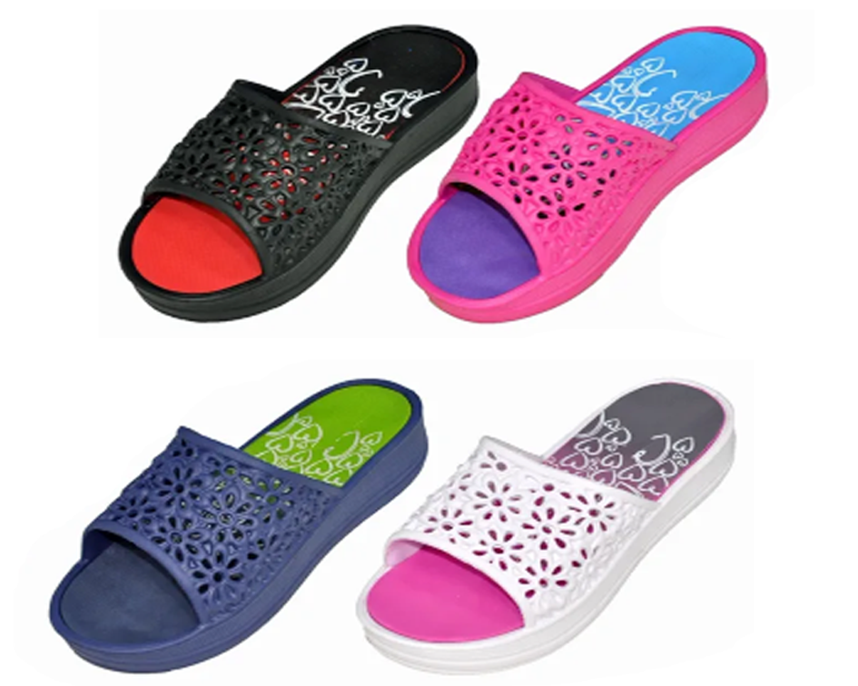 Wholesale Women's Slippers Ladies Mix Assorted Colors Sizes Flip Flops Lara NSU37