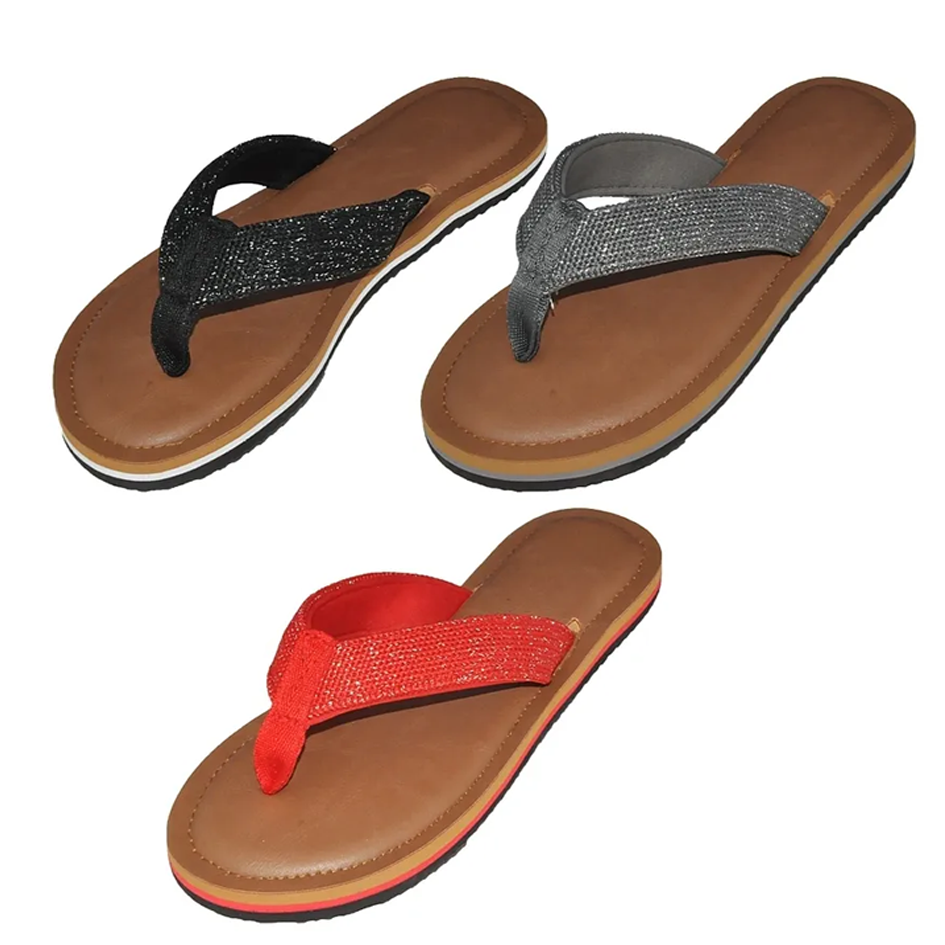 Wholesale Women's Slippers Ladies Mix Assorted Colors Sizes Flip Flops Aya NSU29