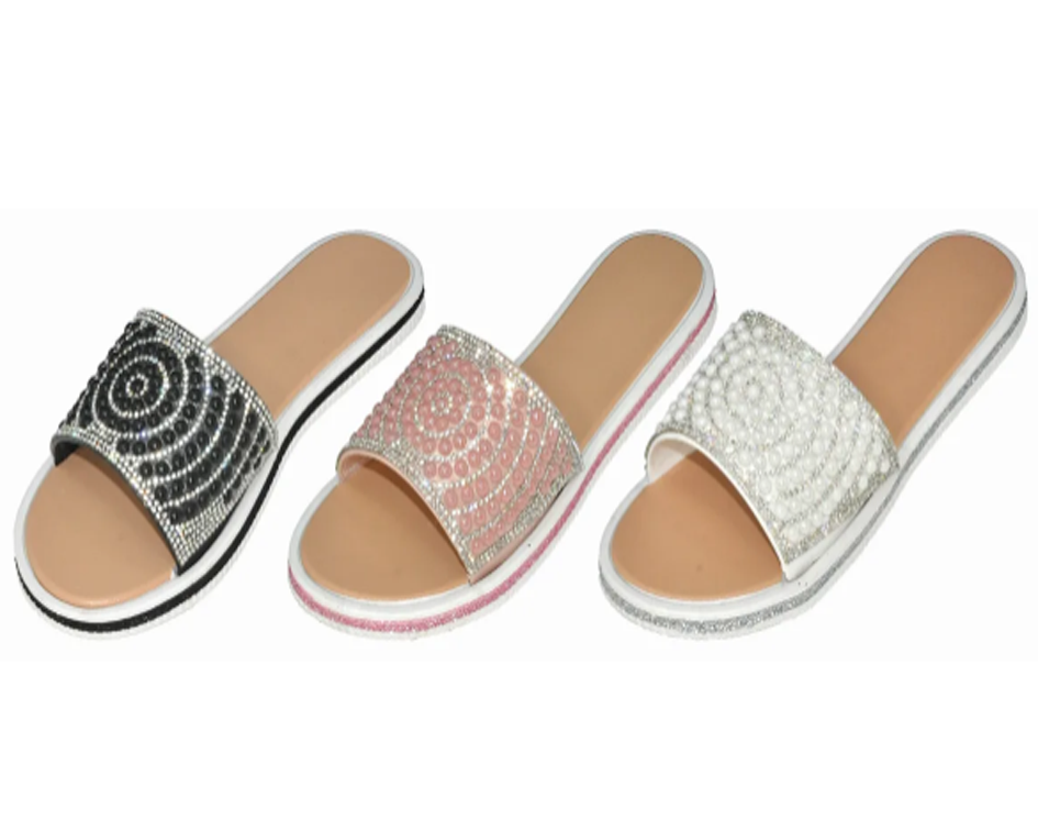 Wholesale Women's Slippers Ladies Mix Assorted Colors Sizes Flip Flops Laney NSU28