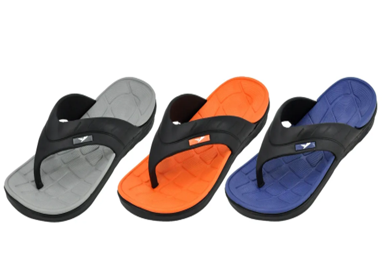 Wholesale Men's Slippers Gents Mix Assorted Colors Sizes Flip Flops Clifford NSU11