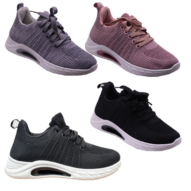 Wholesale Women's Shoes Lace Up Sneakers Runners Charleigh NPE90