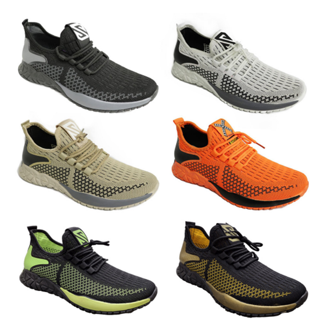 Wholesale Men's Shoes Lace Up Sneakers Runners Jeff NPE65