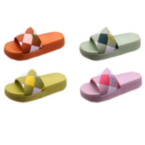 Wholesale Women's Slippers Candy Gem Strap Ladies Flat Lyric NGd1